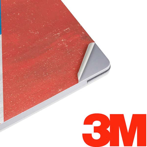 Antigua and Barbuda Flag Distressed Surface Laptop 3 13.5in Skin